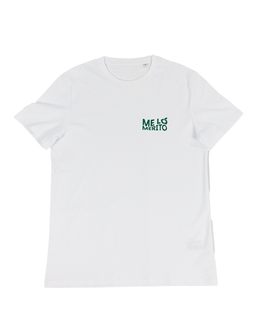 ME LO MERITO T-Shirt White/Green